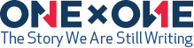 one x one logo blue
